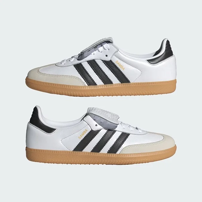 Кроссовки женские adidas Originals Samba LT Cloud White/Core Black/Gold Metallic