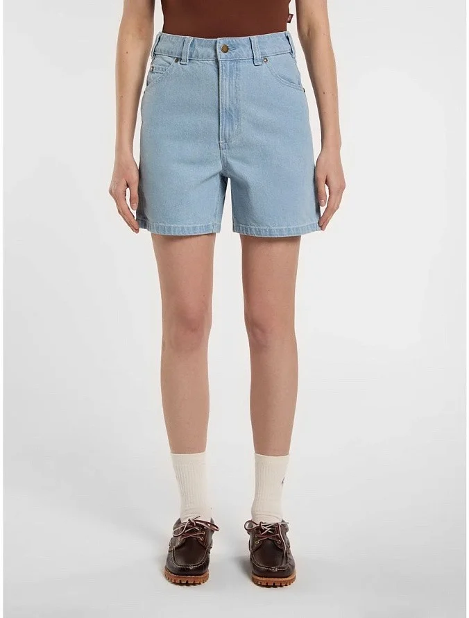 Шорты женские Dickies Denim Short W Vintage Aged Blue