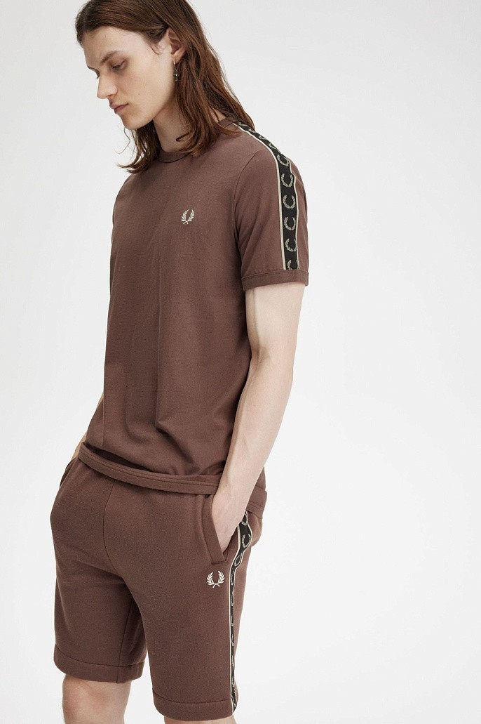 Футболка Fred Perry Contrast Tape Ringer T-Shirt