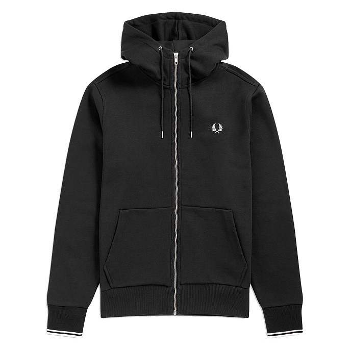 Толстовка Fred Perry Hooded Zip Through Sweatshirt