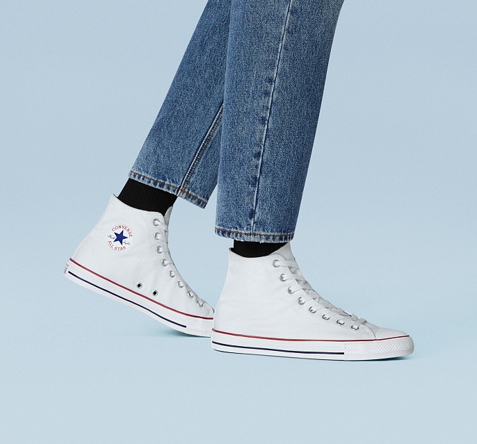 Кеды унисекс Converse Chuck Taylor All Star High-Top Optical White