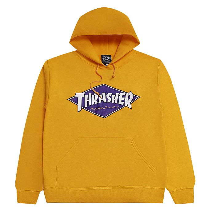 Худи Thrasher Diamond Logo Hood Gold