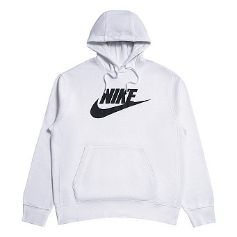 Толстовка Nike Sportswear Club Fleece White/White/Black