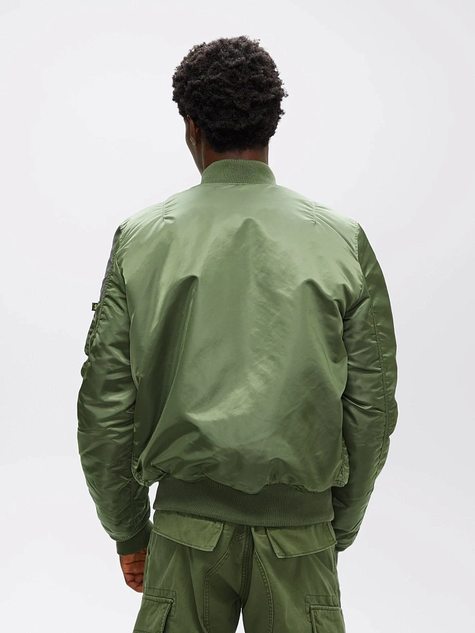 Куртка бомбер мужская Alpha Industries MA-1 Slim Fit Sage Green