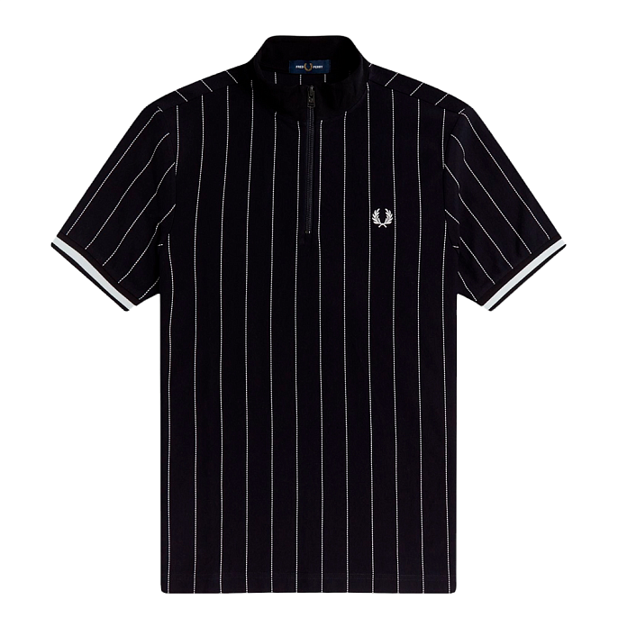 Рубашка поло мужская Fred Perry Fine Stripe Funnel Neck