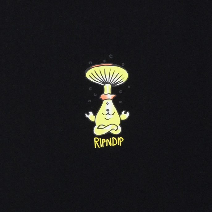 Лонгслив RIPNDIP Know Ur Shrooms Long Sleeve Black