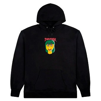 Толстовка Thrasher Talk Sht Hood Black