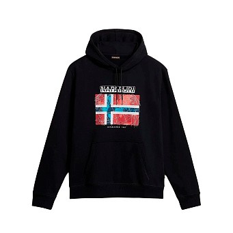 Толстовка Napapijri Guiro Hoodie Winter Black