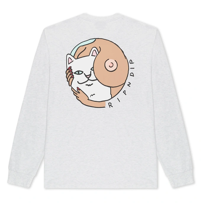 Лонгслив RIPNDIP Must Be Nice Long Sleeve Ash Heather