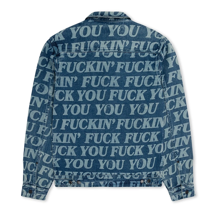 Куртка джинсовая RIPNDIP Fuckin Fuck Denim Jacket Medium Washed