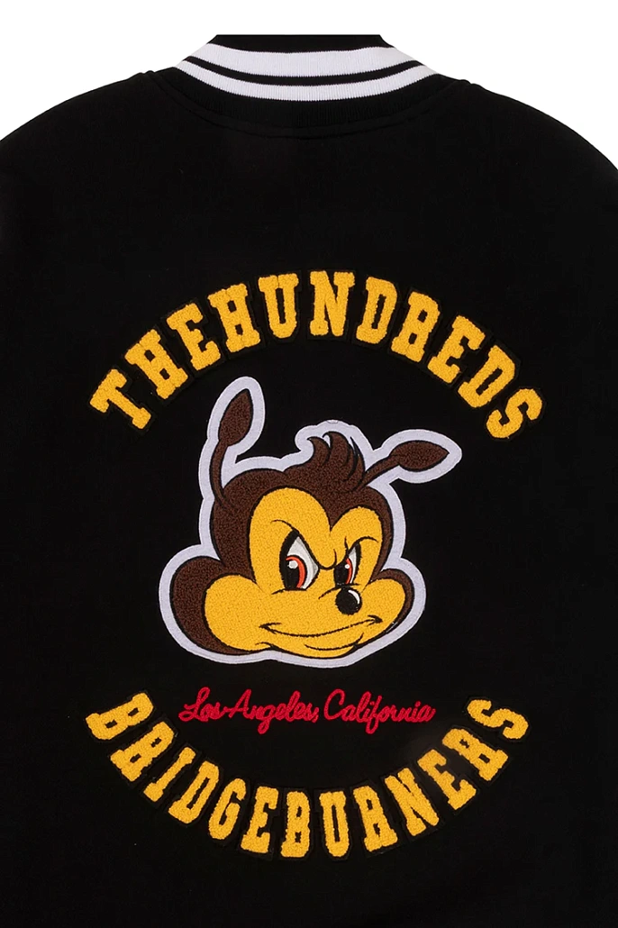 Бомбер The Hundreds Replay Letterman Jacket