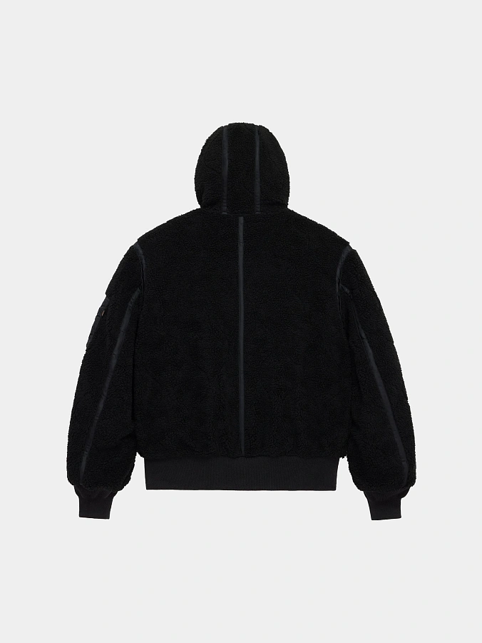 Куртка мужская Alpha Industries Sherpa Onion Quilting Flight Jacket Black