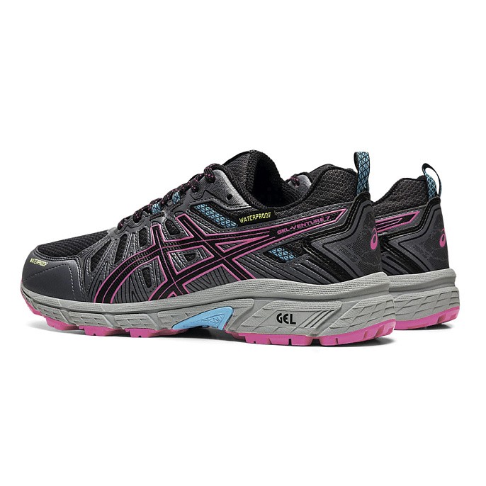 Кроссовки женские ASICS Gel-Venture™ 7 WP Black/Pink Glo