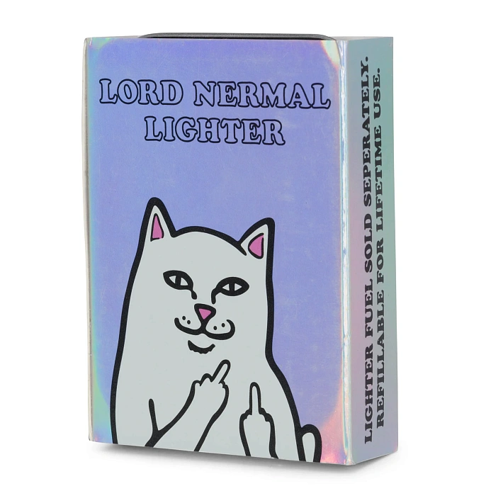 Зажигалка RIPNDIP Lord Nermal Lighter Silver