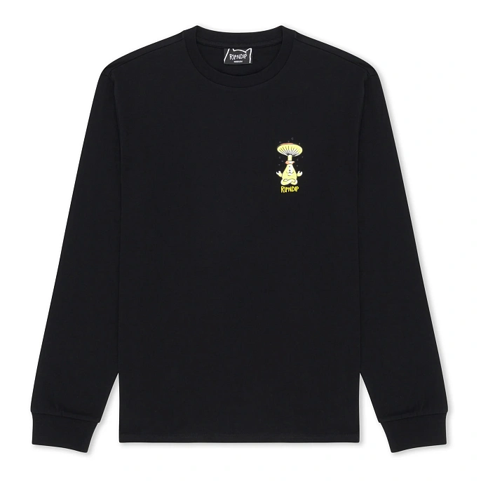 Лонгслив RIPNDIP Know Ur Shrooms Long Sleeve Black