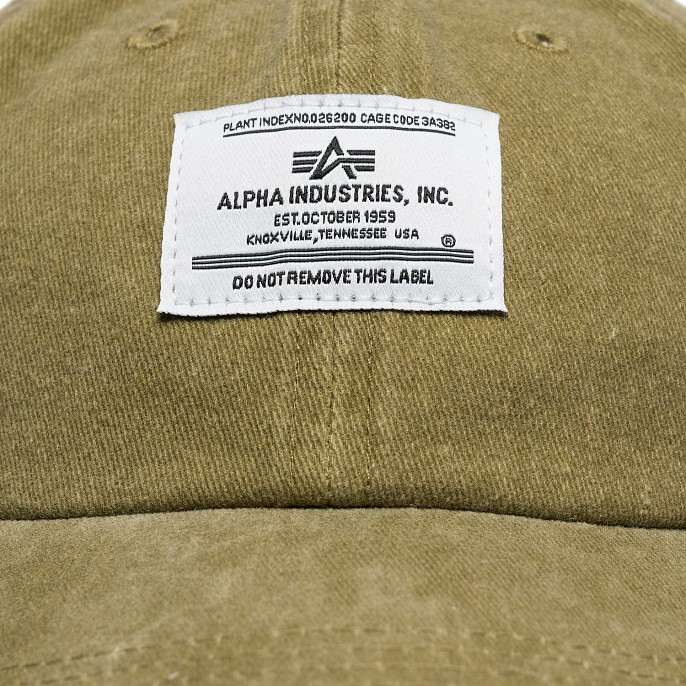 Кепка Alpha Industries Battlewash Cap Olive