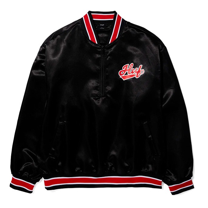 Бомбер HUF Pop Fly Satin Baseball Jacket