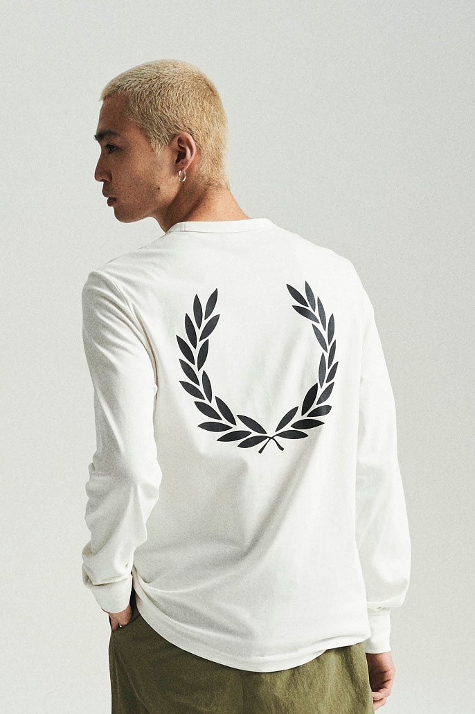 Лонгслив Fred Perry Laurel Wreath Long Sleeve T-Shirt