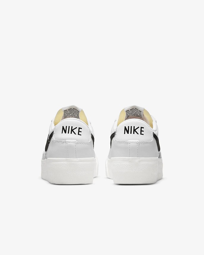 Кроссовки женские Nike Blazer Low Platform White/Sail/Team Orange/Black