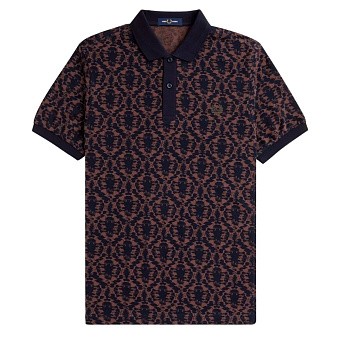 Рубашка поло мужская Fred Perry Ink Blot Print Fred Perry Shirt