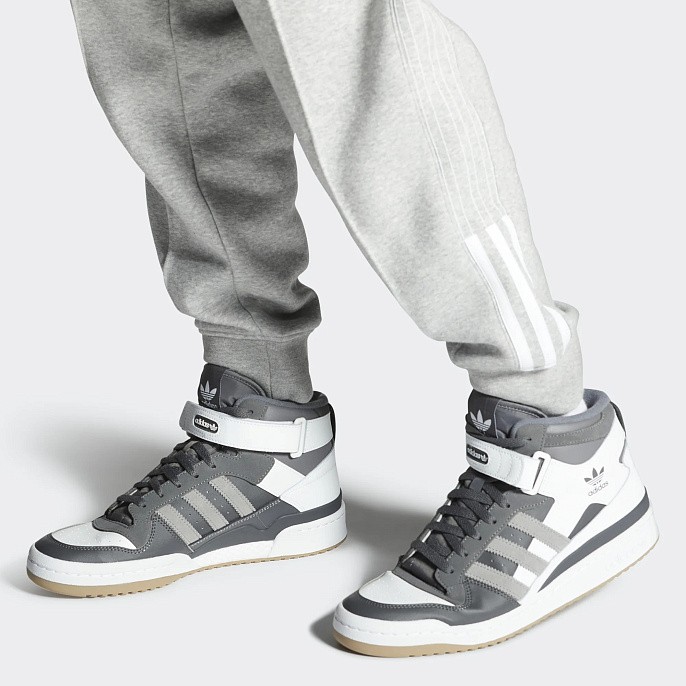 Кроссовки adidas Originals Forum Mid Grey Five/Grey Three/Cloud White