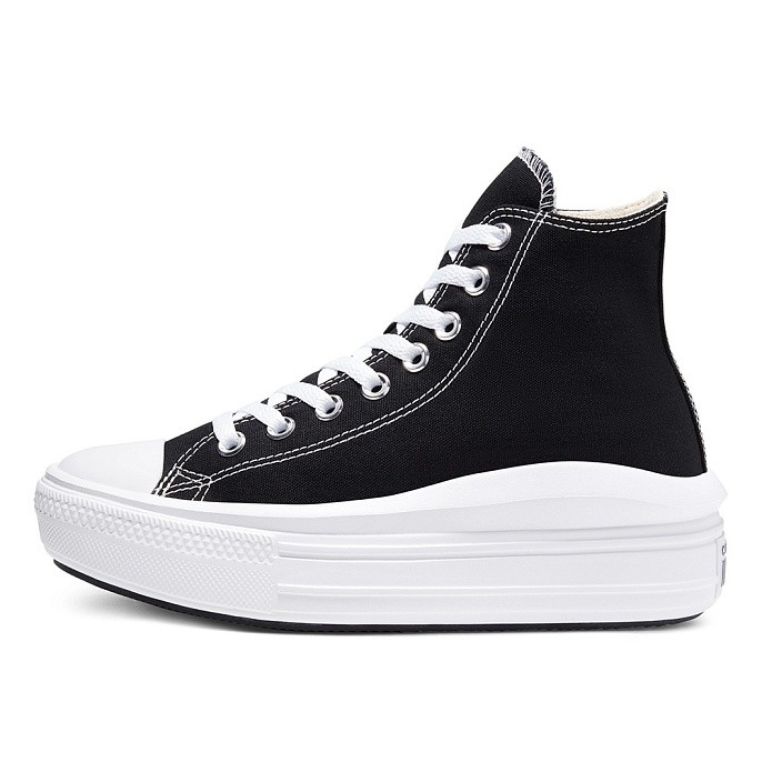 Кеды женские Converse Chuck Taylor All Star Move Platform Black/Natural Ivory/White