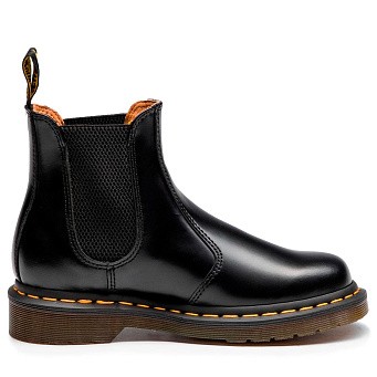 Ботинки унисекс Dr. Martens 2976 Yellow Stitch Smooth Leather Boots