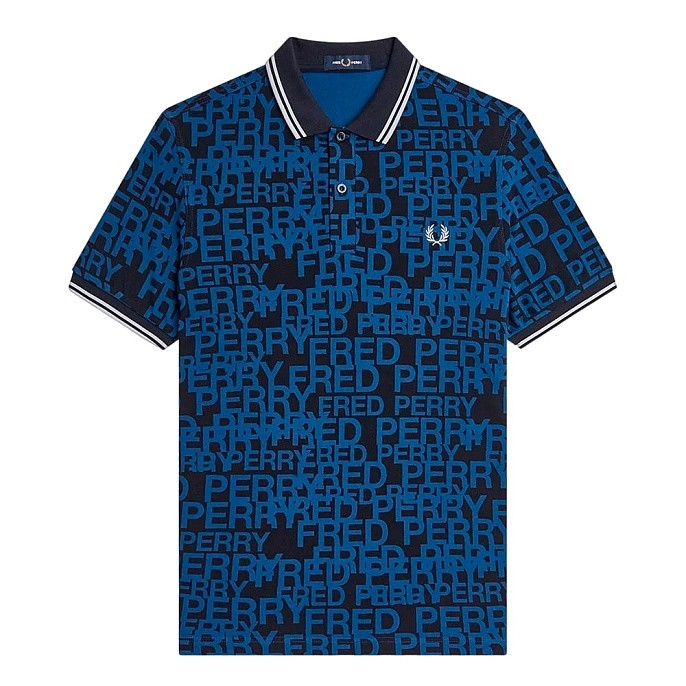 Рубашка поло мужская Fred Perry Graphic Text Fred Perry Shirt