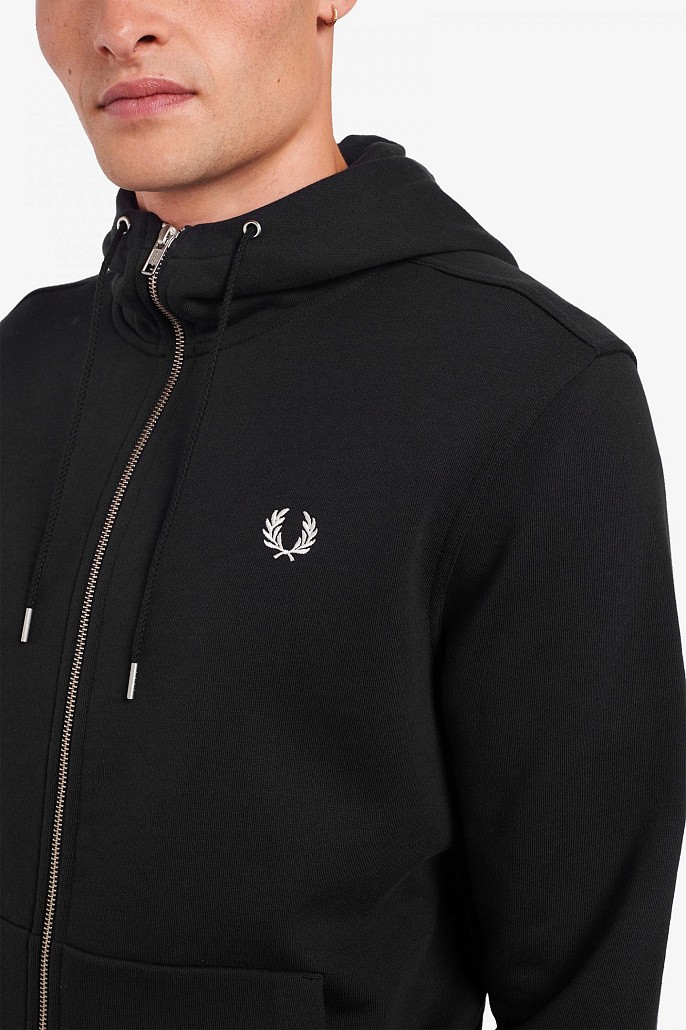 Толстовка Fred Perry Hooded Zip Through Sweatshirt