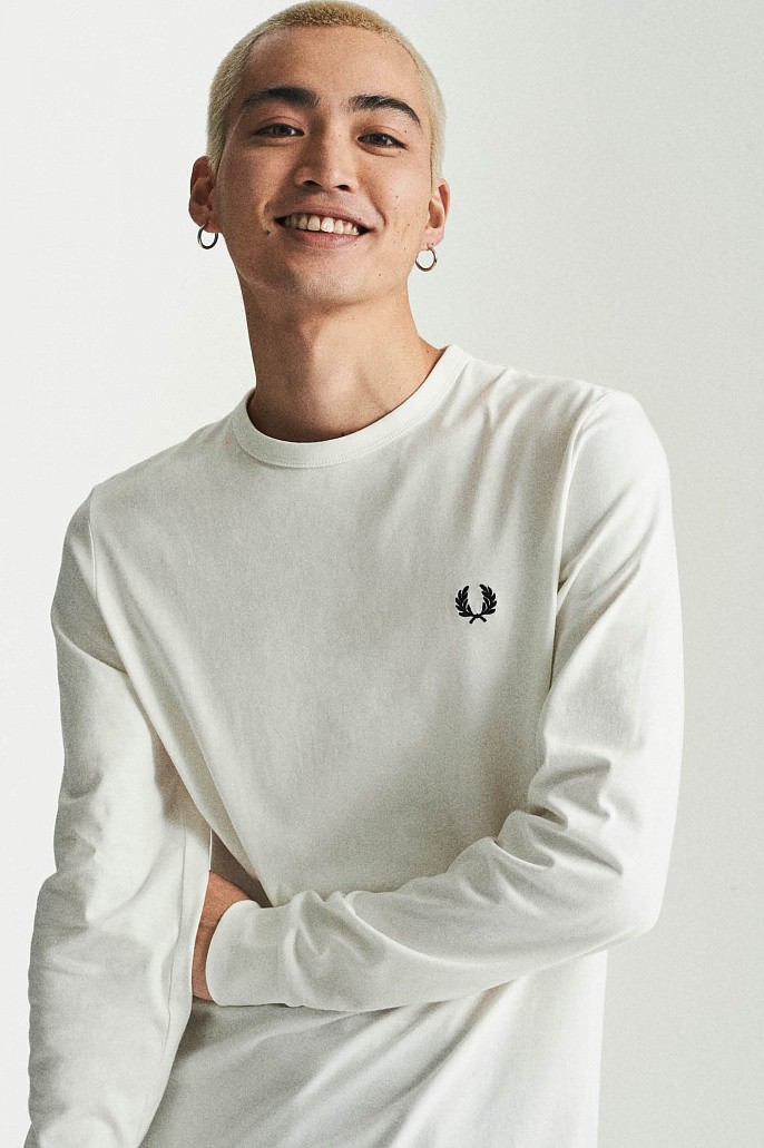 Лонгслив Fred Perry Laurel Wreath Long Sleeve T-Shirt