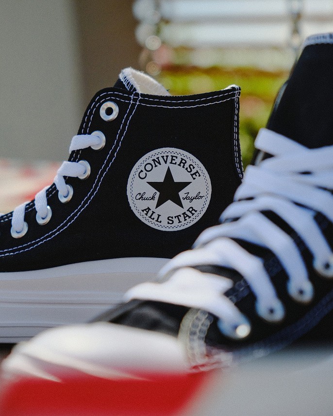 Кеды женские Converse Chuck Taylor All Star Move Platform Black/Natural Ivory/White