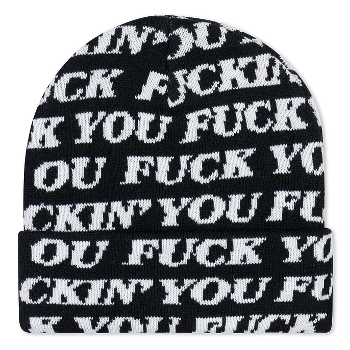 Шапка RIPNDIP Fuckin Fuck Knit Beanie Black