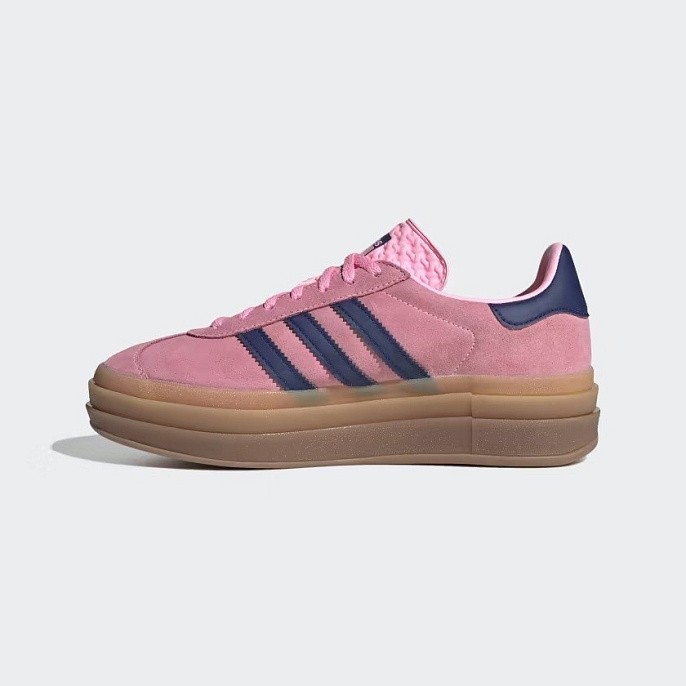 Кроссовки женские adidas Originals Gazelle Bold Pink Glow/Victory Blue/Gum