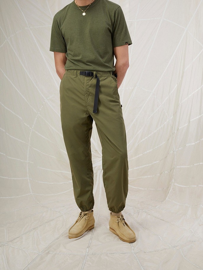 Брюки Alpha Industries Belted Jogger Green