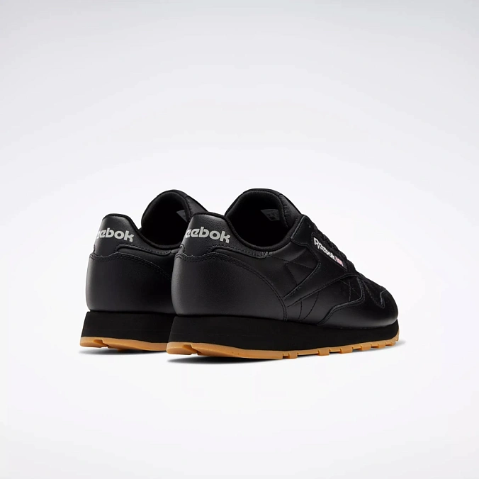 Кроссовки Reebok Classic Leather Black/Gumsole