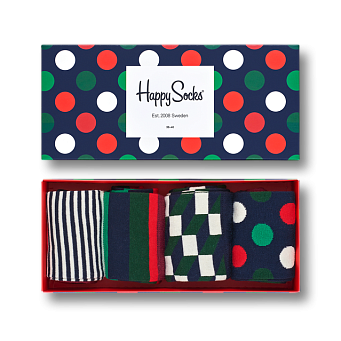 Набор носков Happy Socks Holiday Big Dot Gift Box