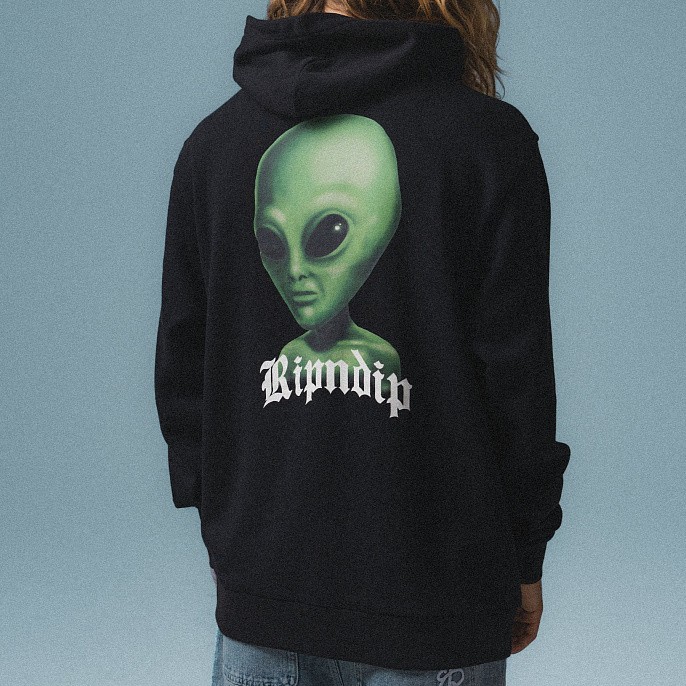 Толстовка RIPNDIP We Come In Peace Hoodie Black