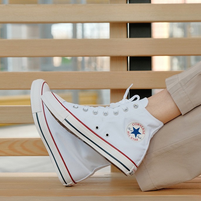 Кеды унисекс Converse Chuck Taylor All Star High-Top Optical White