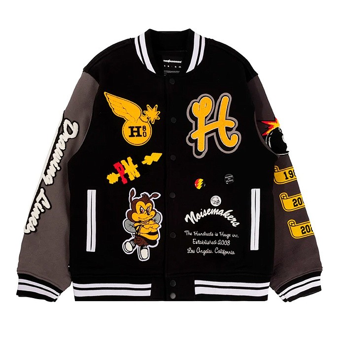 Бомбер The Hundreds Replay Letterman Jacket