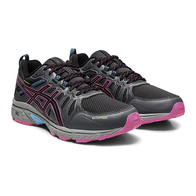 Кроссовки женские ASICS Gel-Venture™ 7 WP Black/Pink Glo