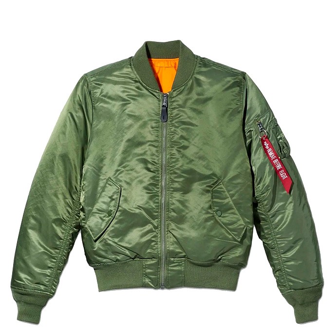 Куртка бомбер мужская Alpha Industries MA-1 Slim Fit Sage Green