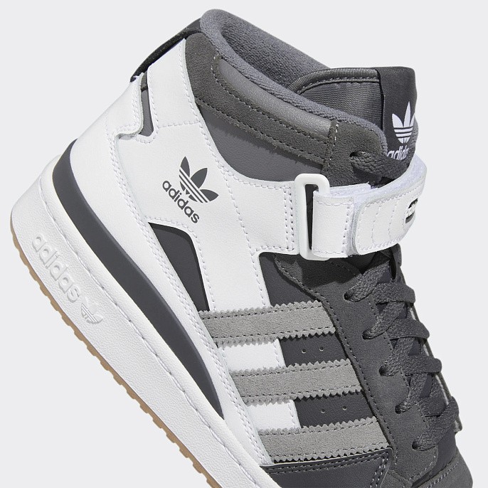 Кроссовки adidas Originals Forum Mid Grey Five/Grey Three/Cloud White