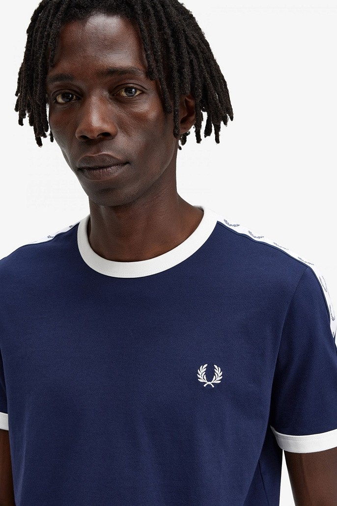 Футболка Fred Perry Taped Ringer T-Shirt