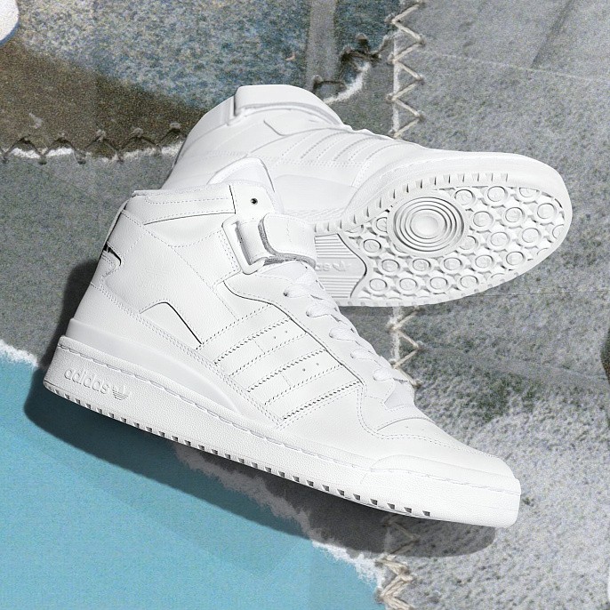 Кроссовки adidas Originals Forum Mid Cloud White/Cloud White/Cloud White