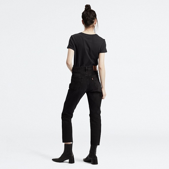 Женские джинсы Levi's 501 Original Cropped Black Sprout