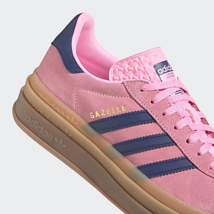 Кроссовки женские adidas Originals Gazelle Bold Pink Glow/Victory Blue/Gum