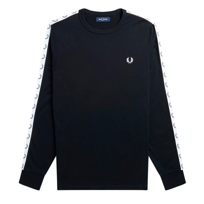 Лонгслив Fred Perry Taped Long Sleeve T-Shirt