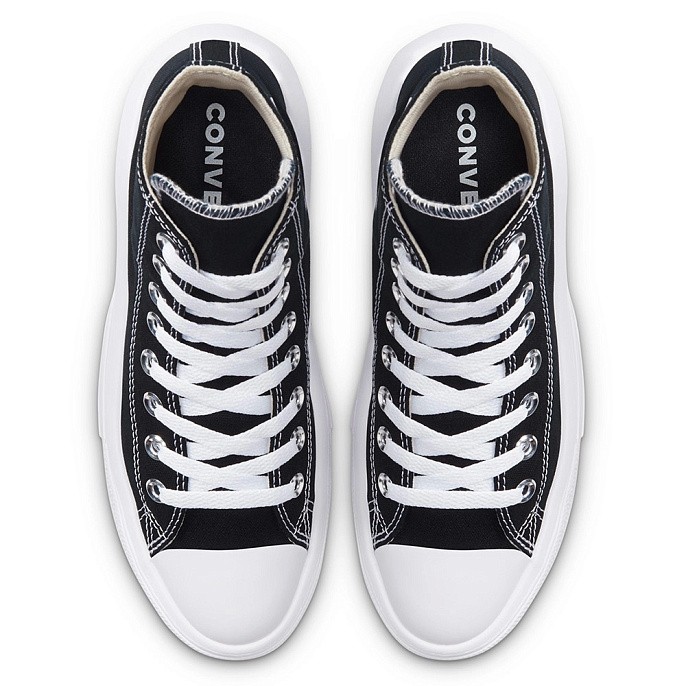 Кеды женские Converse Chuck Taylor All Star Move Platform Black/Natural Ivory/White