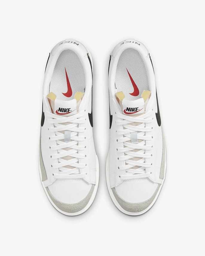 Кроссовки женские Nike Blazer Low Platform White/Sail/Team Orange/Black