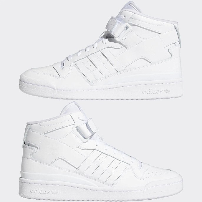 Кроссовки adidas Originals Forum Mid Cloud White/Cloud White/Cloud White